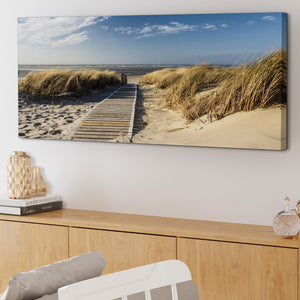 Pathway to the Ocean Landscape Beach Canvas