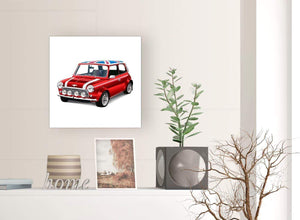 contemporary mini cooper lifestyle canvas modern 49cm square 1s277s for your boys bedroom