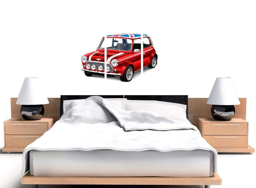 oversized mini cooper lifestyle canvas multi triptych 3277 for your study