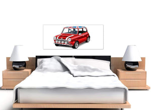 oversized mini cooper lifestyle canvas modern 120cm wide 1277 for your boys bedroom