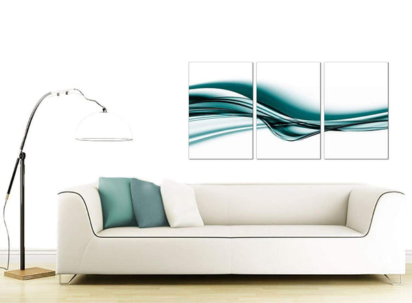 Set of 3 Abstract Canvas Prints 125cm x 60cm 3033