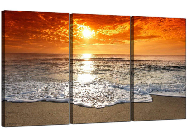 Seascape Canvas Pictures Tropical Beach 3152