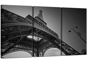 Set of Three City Canvas Art Eiffel Tower Paris 3016