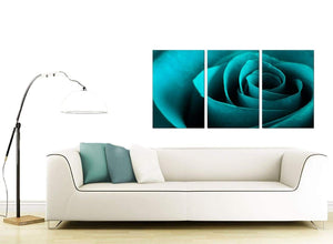 3 Panel Flower Canvas Art 125cm x 60cm 3109