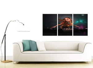 Triptych Music Canvas Wall Art 125cm x 60cm 3064