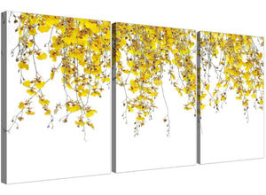 3 panel orchids canvas pictures living room 3263