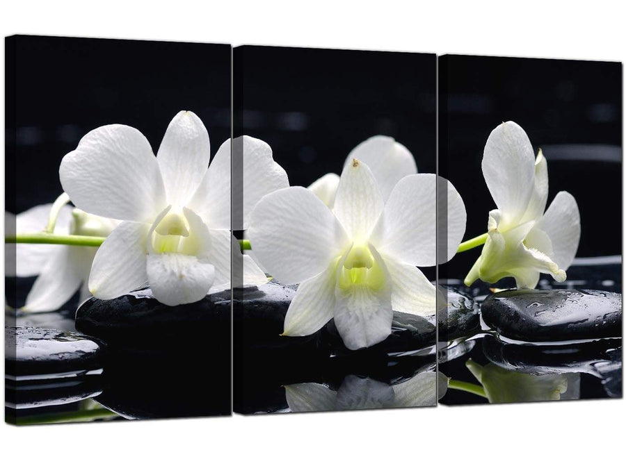 3 Part Floral Canvas Pictures Orchids 3051