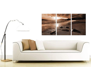 3 Part Sea Canvas Prints 125cm x 60cm 3076