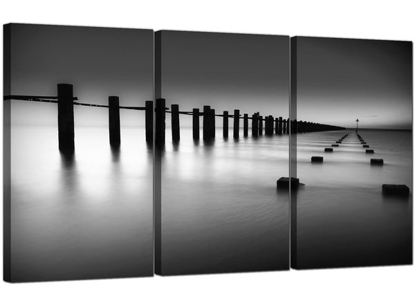 Set of 3 Seaside Canvas Prints UK Sea 3085