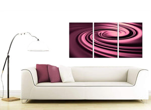 Set of Three Abstract Canvas Pictures 125cm x 60cm 3059