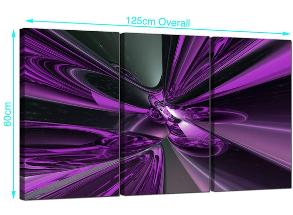 3 Panel Contemporary Canvas Prints 125cm x 60cm 3018