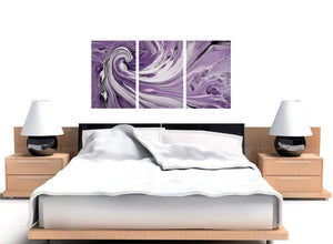 3 part purple purple and white spiral swirl canvas art 3270