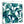 Chic Teal Blue Green Tropical Exotic Leaves Canvas Modern 49cm Square 1S325S For Your Dining Room