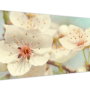 cheap japanese cherry blossom duck egg blue white floral canvas modern 120cm wide 1289 for your girls bedroom