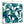 Chic Teal Blue Green Tropical Exotic Leaves Canvas Modern 64cm Square 1S325M For Your Dining Room