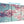 duck egg blue pink shabby chic blossom floral canvas split 3 panel 3280