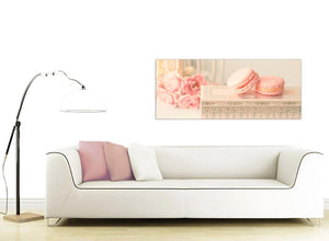 contemporary pink cream french shabby chic bedroom abstract canvas modern 120cm wide 1284 for your girls bedroom