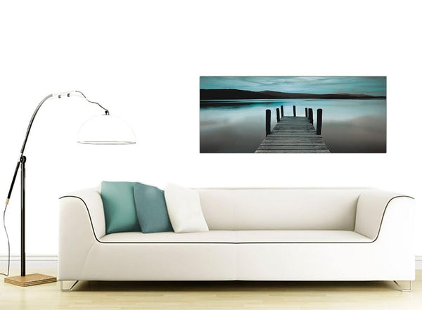 Teal Blue Canvas Wall Art