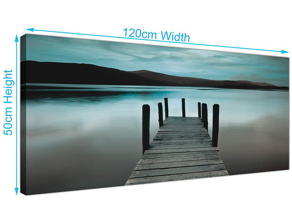 Extra Large Teal Canvas Art