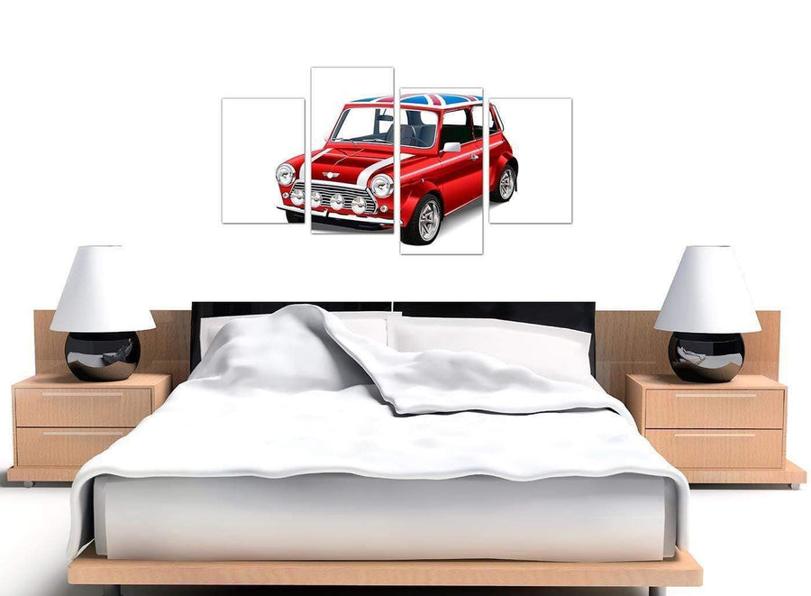 oversized large mini cooper lifestyle canvas split 4 part 4277 for your study