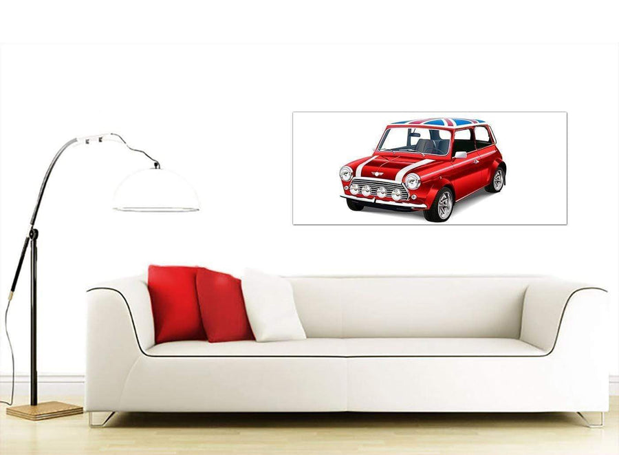 contemporary mini cooper lifestyle canvas modern 120cm wide 1277 for your boys bedroom