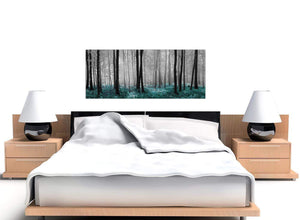 Teal Forest Canvas Prints