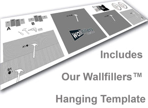 Wallfillers¬¨√Ü Canvas Hanging Template