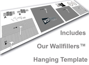 Wallfillers Canvas Hanging Template