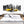 Five Part Set of Modern Yellow Canvas Wall Art