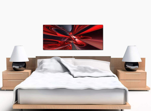Abstract Extra-Large Red Canvas Wall Art