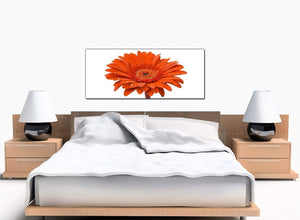Flower Gerbera Bedroom Orange Canvas Pictures