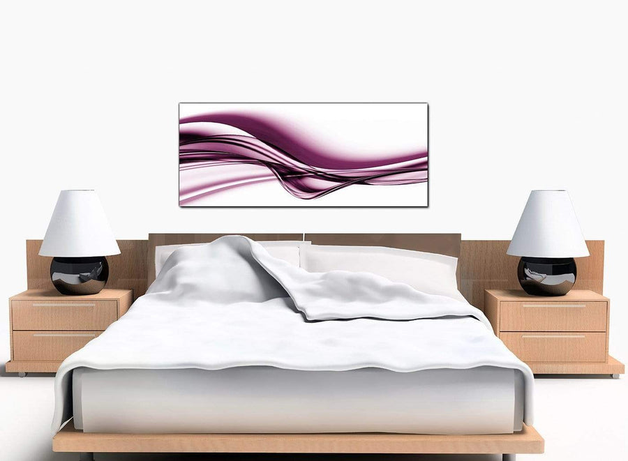 Abstract Modern Plum Canvas Art