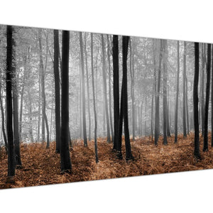 Brown Black White Woodlands