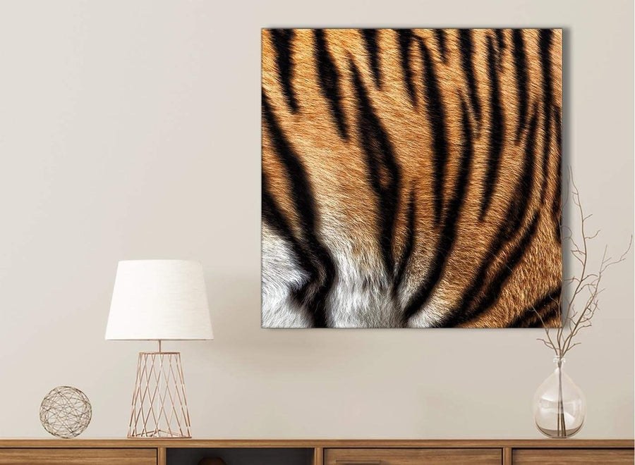 Canvas Prints Tiger Animal Print - 1s472s - 49cm Square Wall Art