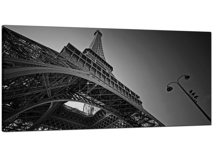 Black-White Living Room Extra Large Canvas of Eiffel Tower - 5016