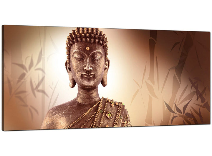 Brown Cheap Large Canvas of Buddha - 4101