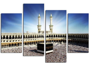 Large Canvas Pictures Mecca & Kaaba at Hajj Hallway 4191