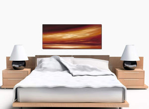 Abstract Landscape Extra-Large Beige Canvas Wall Art