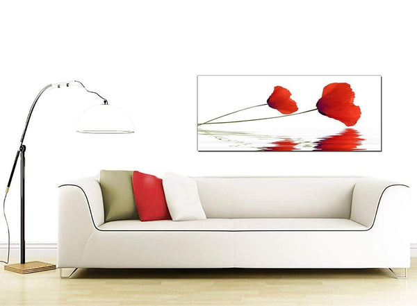 Poppy Large Red Canvas Art