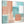 Cheap Coral Turquoise Bathroom Canvas Pictures Accessories - Abstract 1s366s - 49cm Square Print