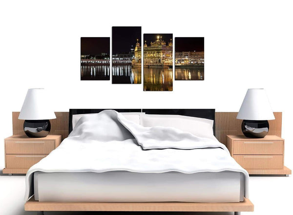 Large Golden Temple Amritsar Canvas Pictures 130cm x 68cm 4195