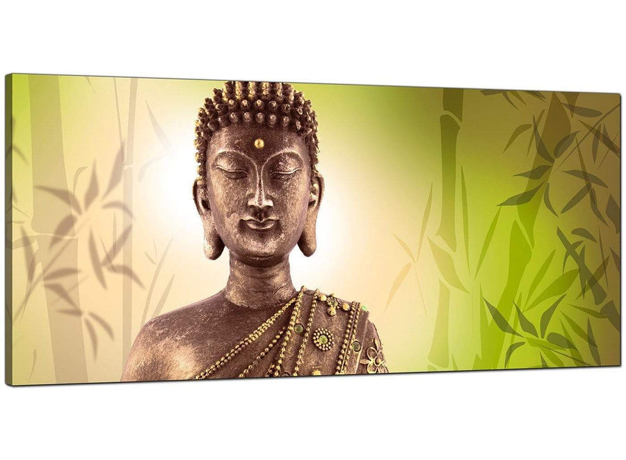 Green Bedroom Extra Large Canvas of Buddha