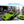 Modern Lime Green Panoramic Canvas of New York