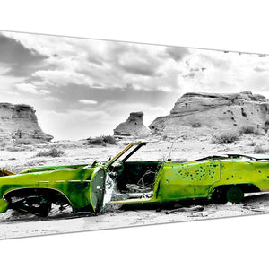 Modern Canvas Wall Art Monochrome Grey Wide 1143
