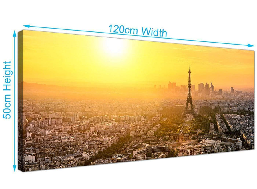Cheap Eiffel Tower Canvas Prints 120cm x 50cm 1153