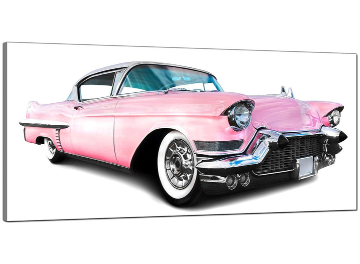 Pink Bedroom Extra Large Canvas of Cars - 4040