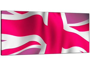 Pink Bedroom Extra Large Canvas of Union Flag