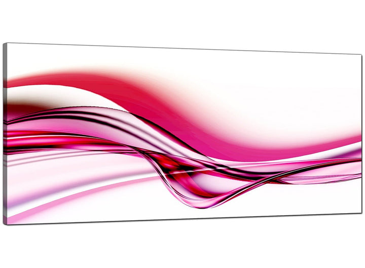Pink Cheap Wide Abstract Canvas - 4030