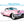 Bedroom Pink Extra Large Canvas of Cars