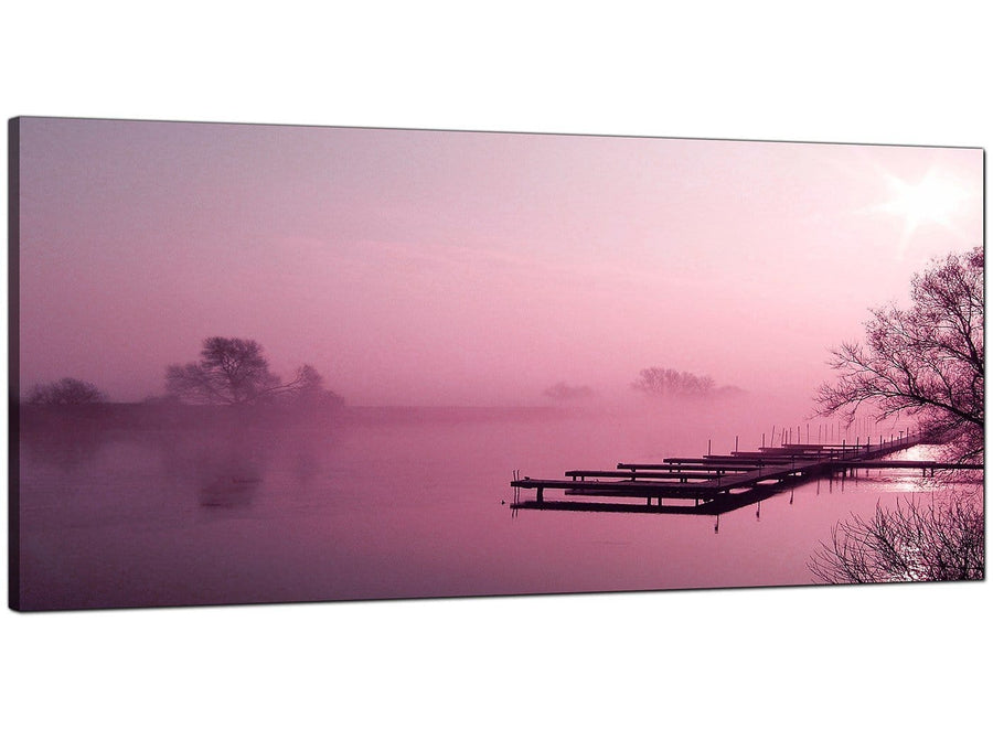 Plum Bedroom Extra Large Canvas of Landscape